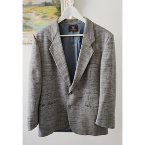 GIVENCHY vintage men's sport coat blazer grey